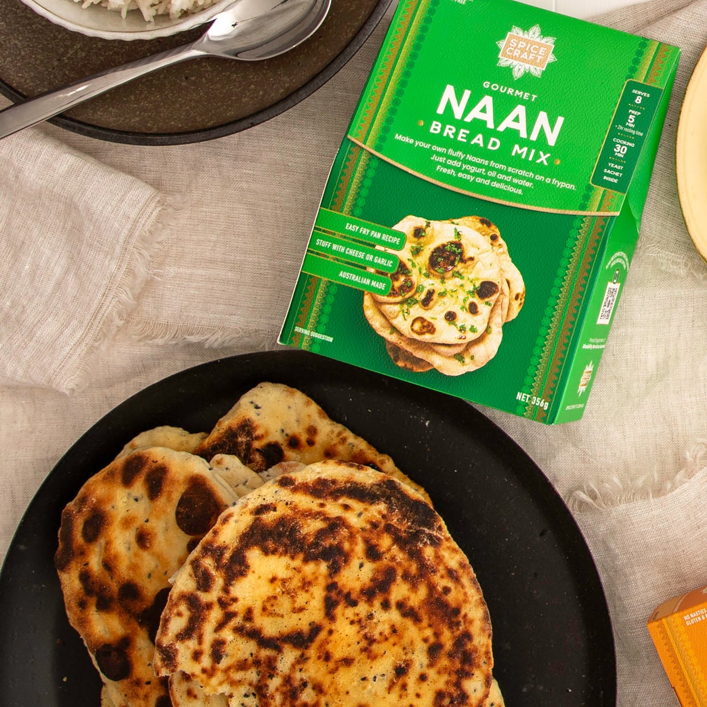 Gourmet Naan Bread Mix Kits
