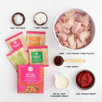 Butter Chicken Cooking Kit Bundle