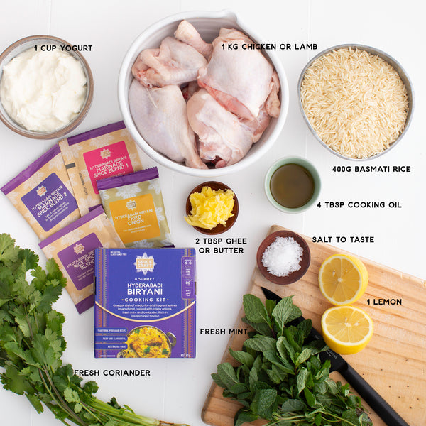 Hyderabadi Biryani Cooking Kit Bundle Spicecraft Hyderabadi Biryani Cooking Kit Bundle Spicecraft