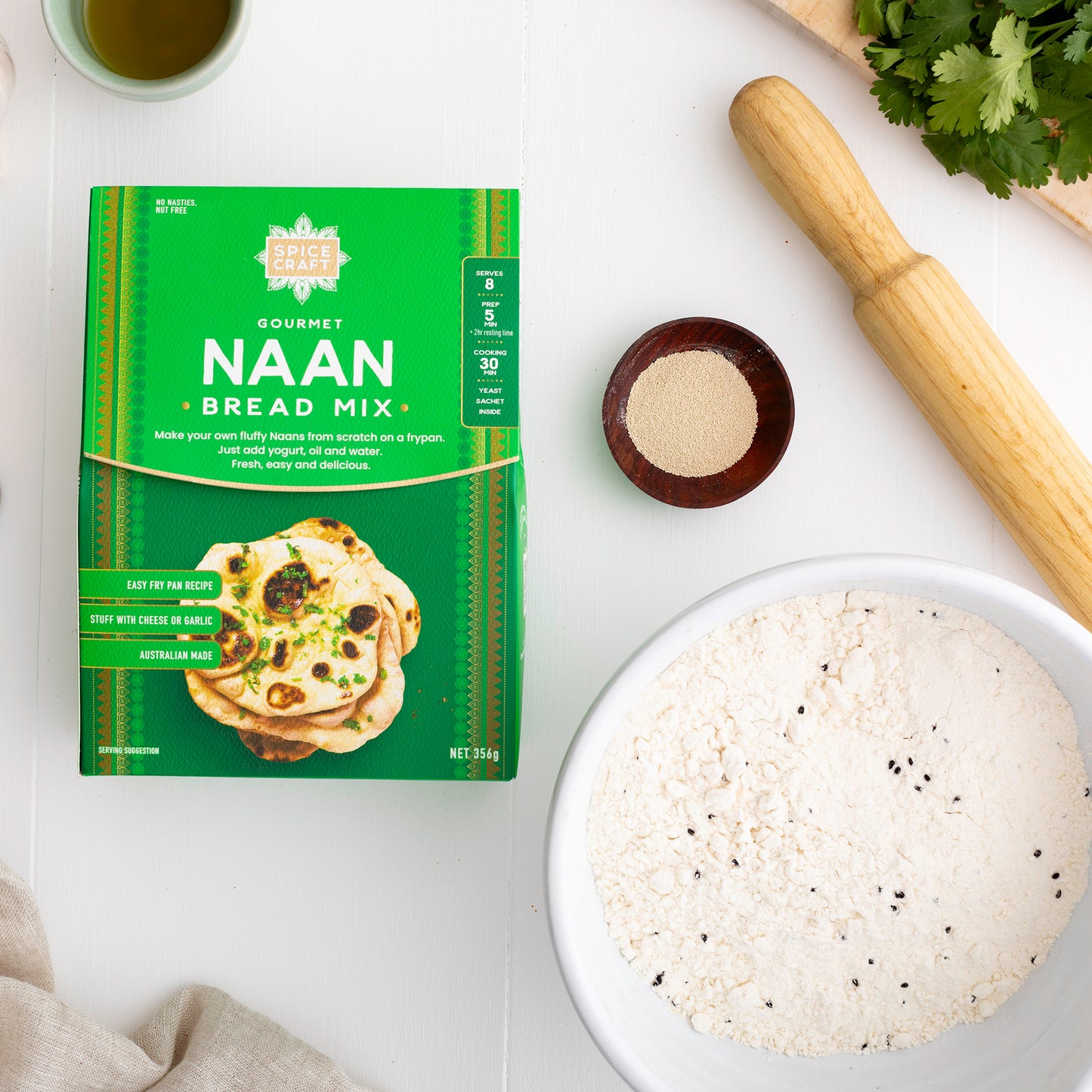 Gourmet Naan Bread Mix Kits