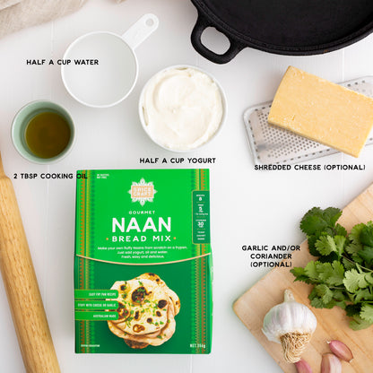 Gourmet Naan Bread Mix Kits